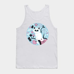 Trans Pride Cat Tank Top